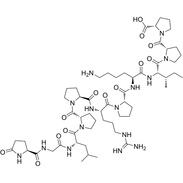 Bradykinin potentiator B (Bradykinin potentiating peptide B) 30892-86-5